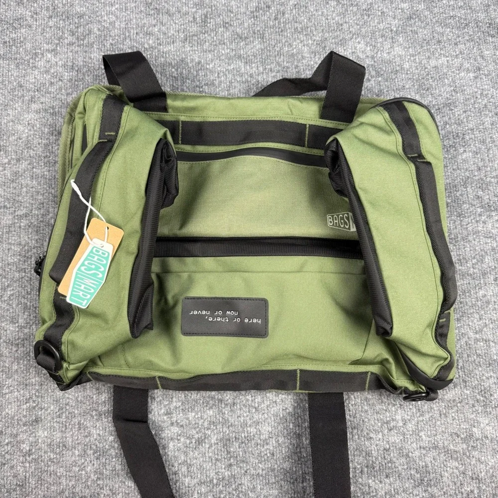 NWT Bagsmart 43L Paz Duffle Backpack Olive Green Black Travel Gym Weekend